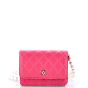 Chanel Pearl Strap Cc Wallet On Chain #241223C25B